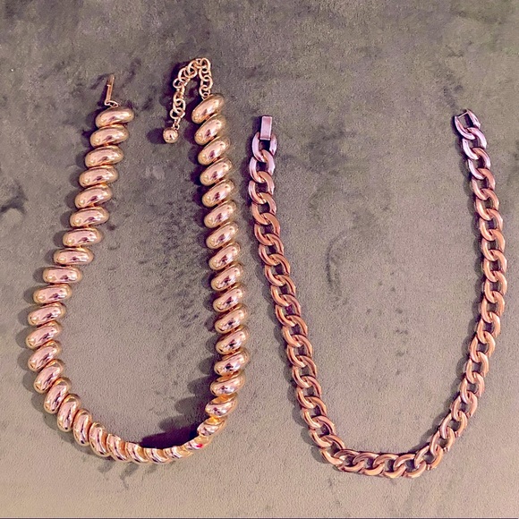 Vintage Gold Short Chain Lot - Picture 1 of 2